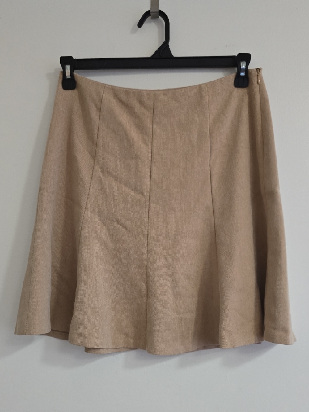 The Limited Tan A-Line Flared Skirt